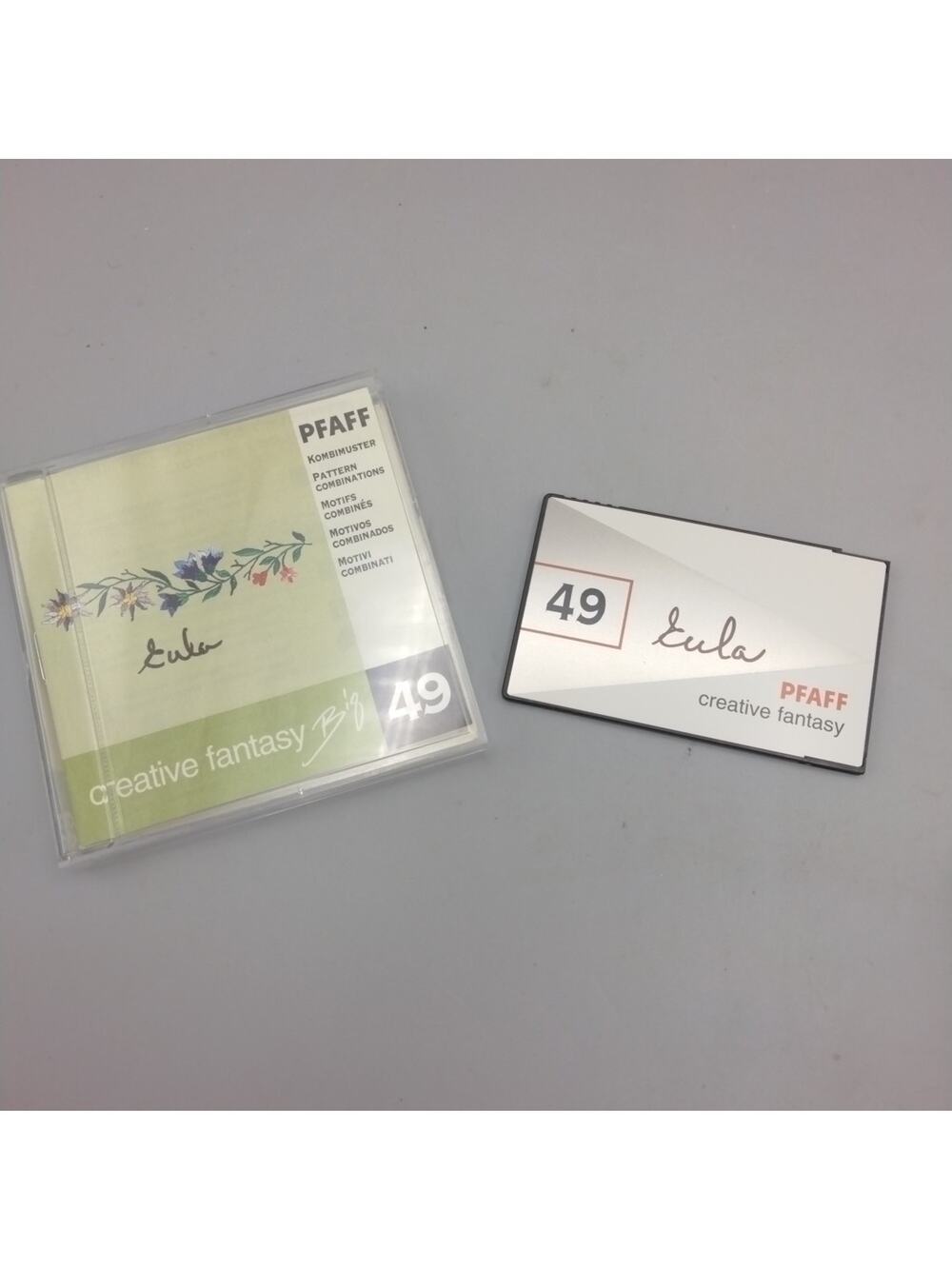 Pfaff Embroidery Memory Card Creative Fantasy Kombimuster Pattern Combo No. 49